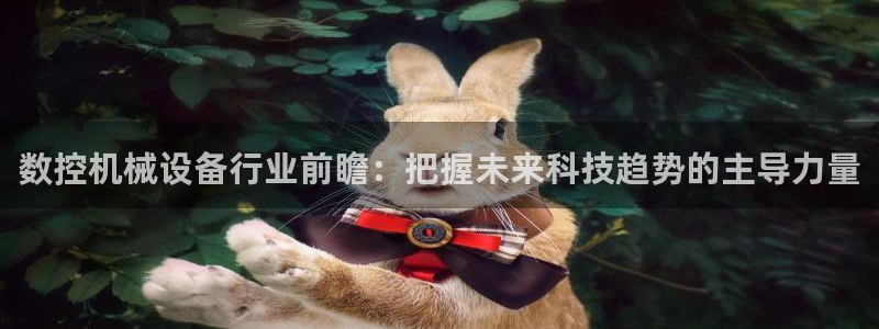天辰辰娱乐代理:数控机械设备行业前瞻:把握未来科技趋势的主导力量